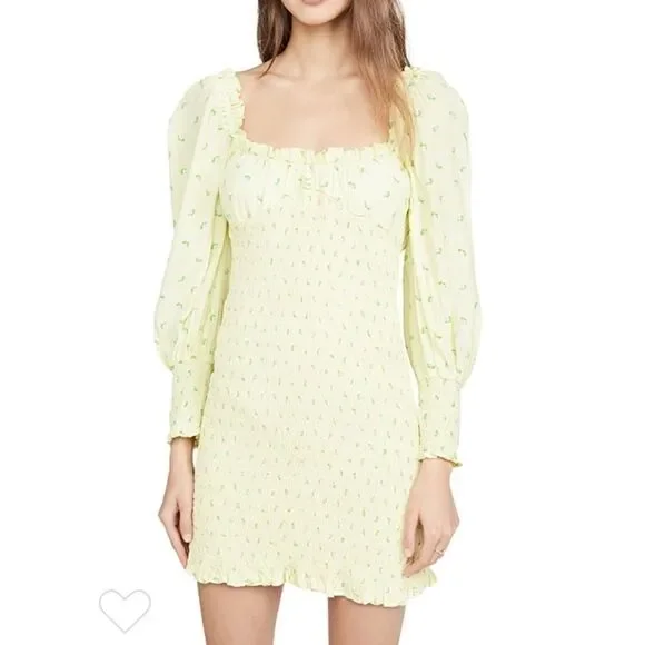 NWT Faithful The Brand Gombardy Mini Dress in Bisset Floral - Picture 16 of 16